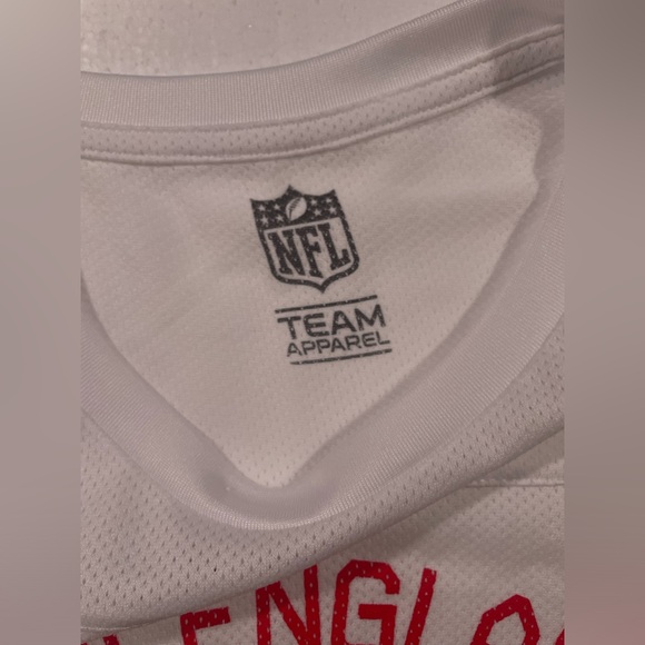 New England Patriots Jersey Style Shirt Womens Small Medium NFL Team Apparel - Picture 4 of 6